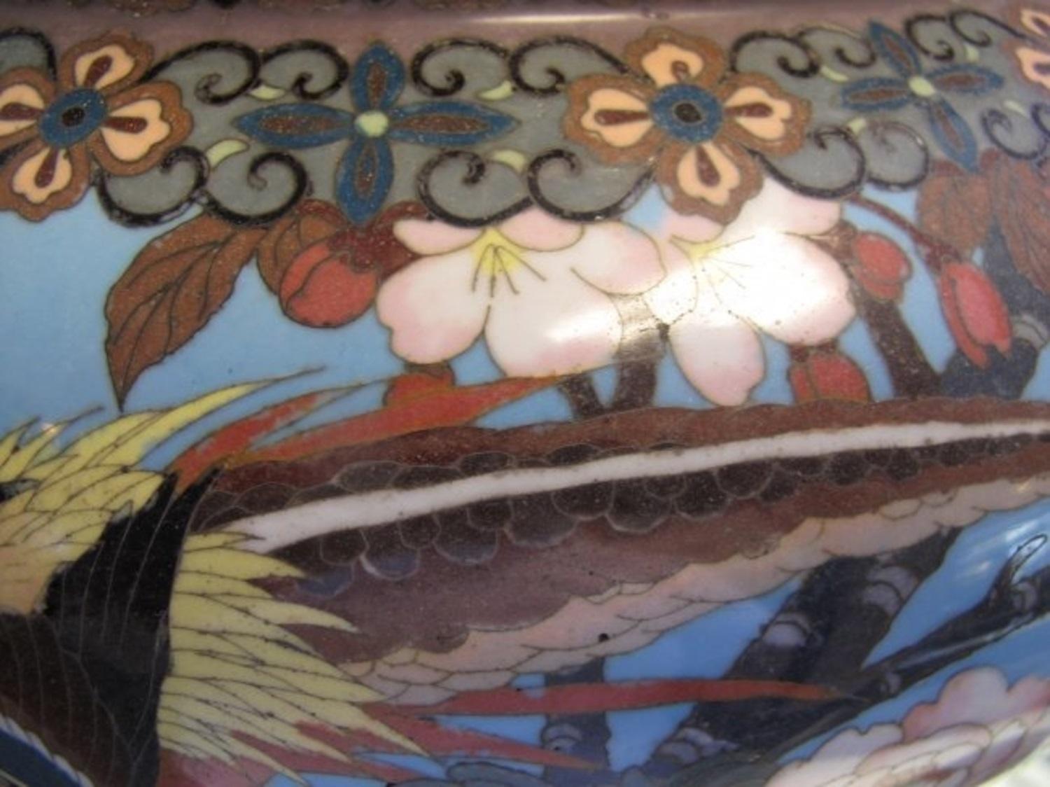 19th Century A Cloisonne Enamel Bowl, Chinese, Qing Dynasty