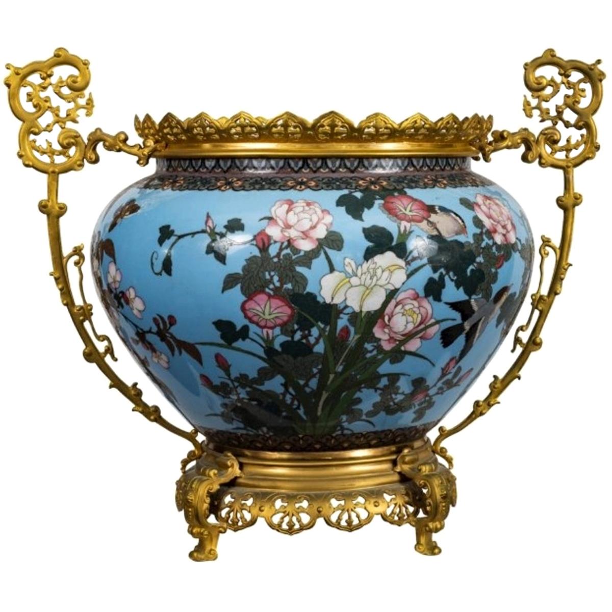 A Cloisonne Enamel Bowl, Chinese, Qing Dynasty