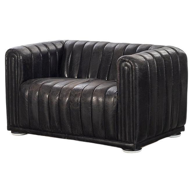 Club 10 Leather Sofa, Josef Hoffmann For Sale