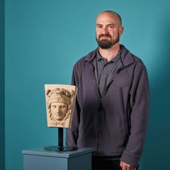 A Coade Keystone of Minerva Dated 1794