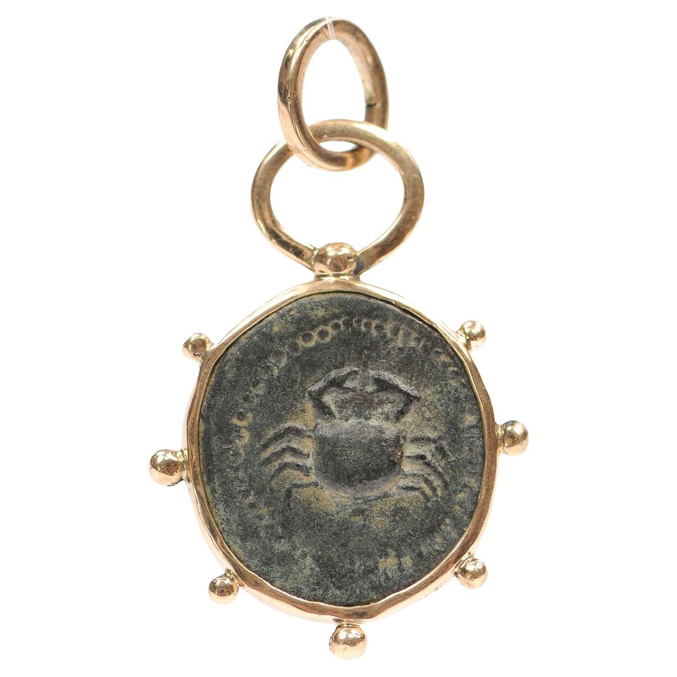 A Coin From The "Lost Kingdom" of Commagene, circa 20-12 BC (pendant only) For Sale