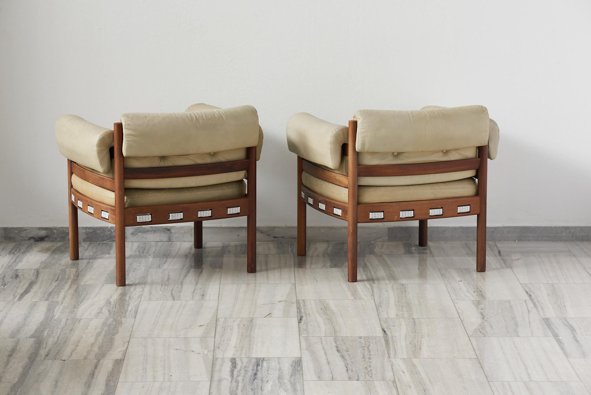 Ensemble de 4 sièges et canapés de salon Coja par Sven Ellekaer , Suède années 1960 en vente 5