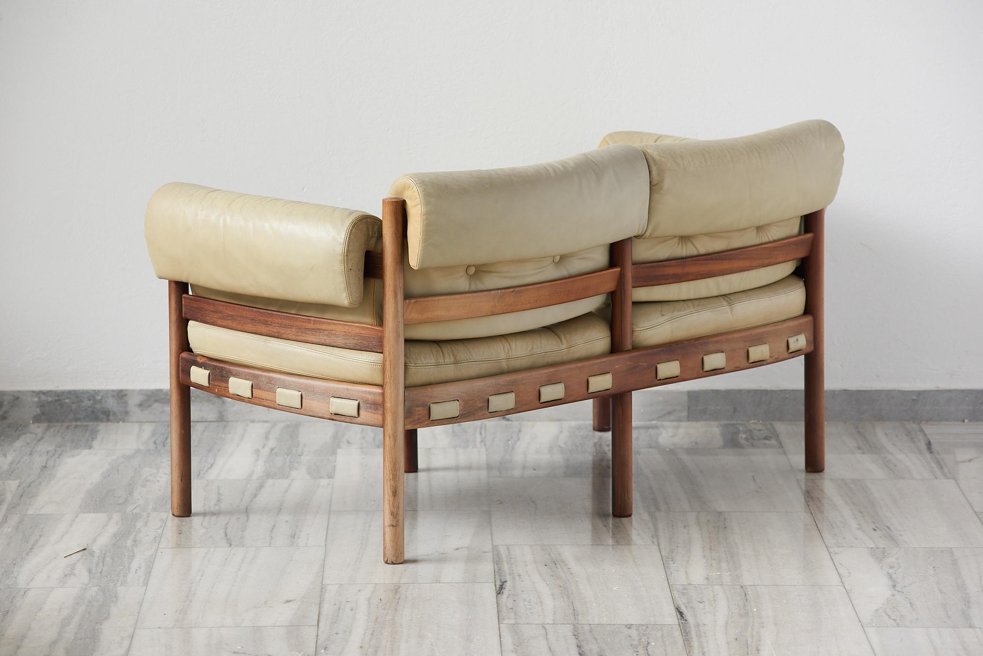Ensemble de 4 sièges et canapés de salon Coja par Sven Ellekaer , Suède années 1960 en vente 2