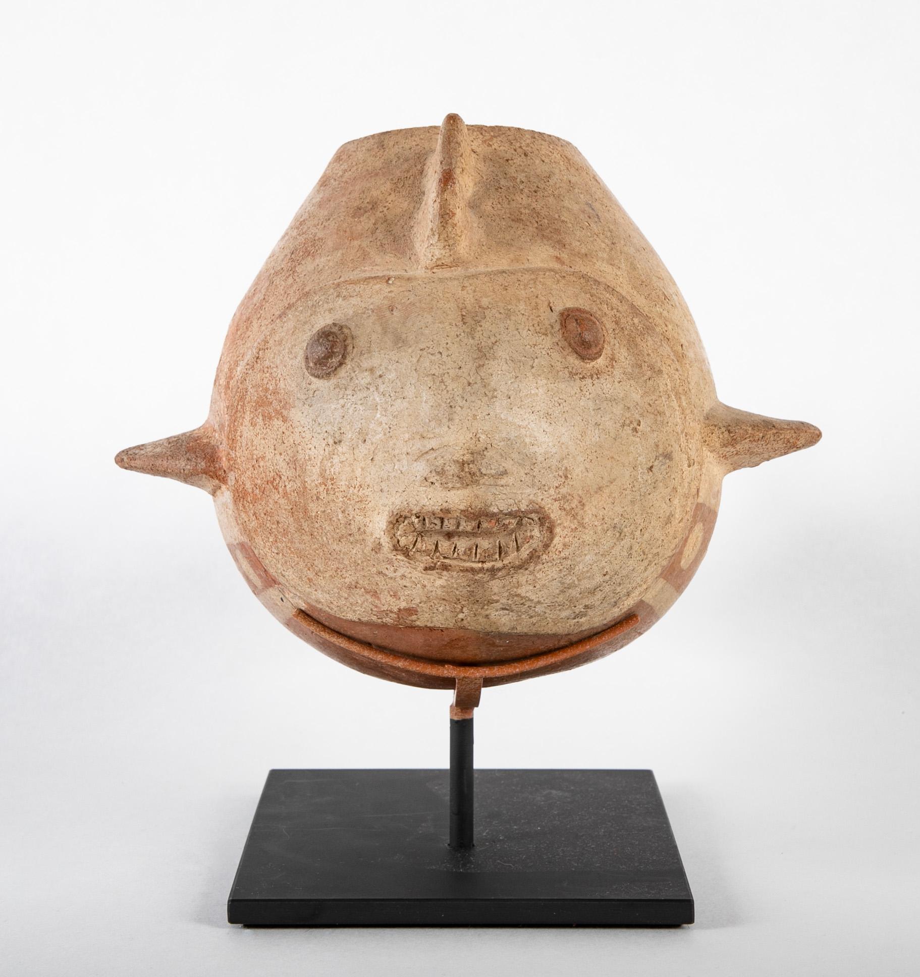 Clay A Colima Shark Effigy Vessel For Sale