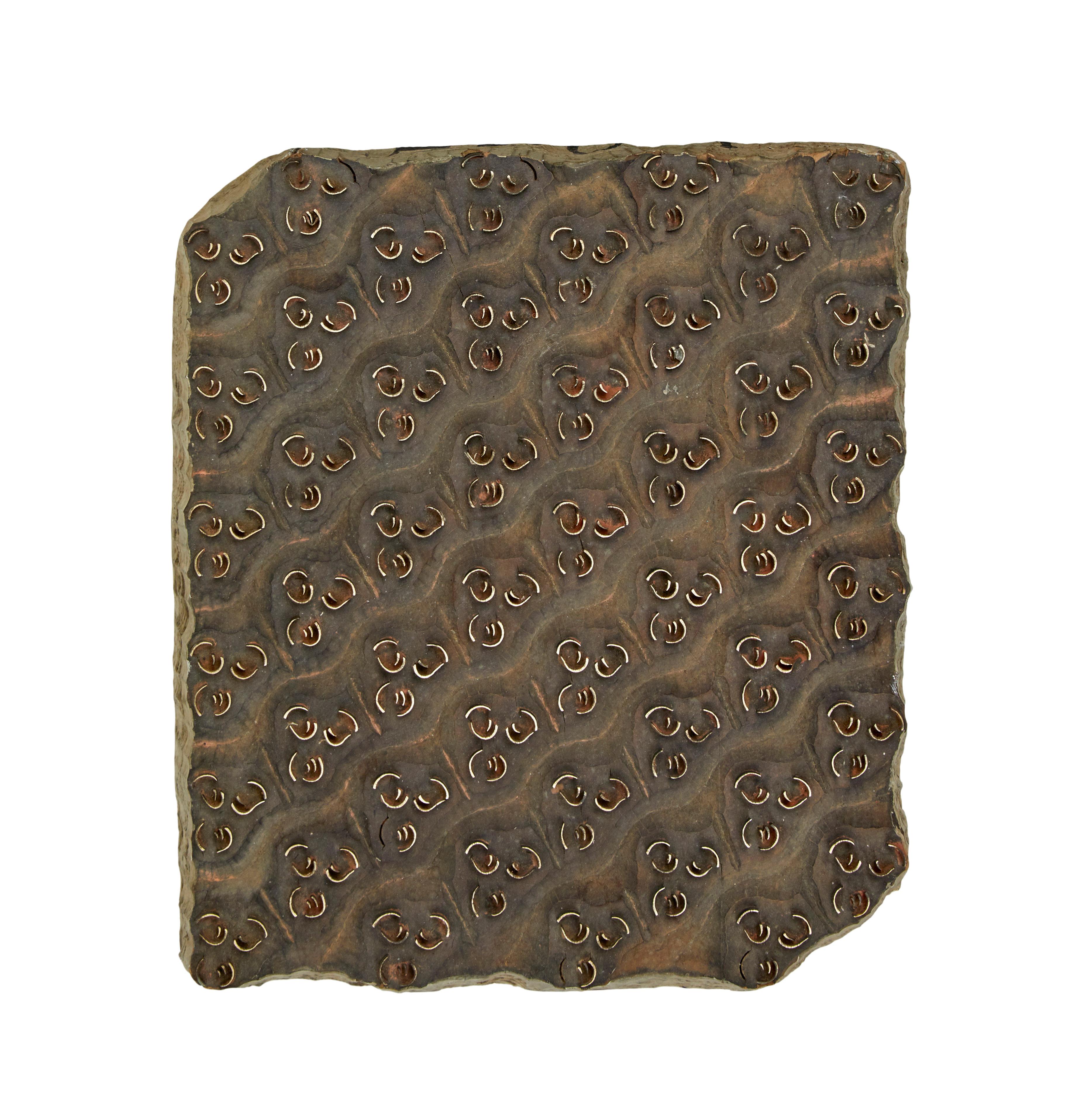 A collection of 10 fabric printing blocks Liberty of London For Sale 2