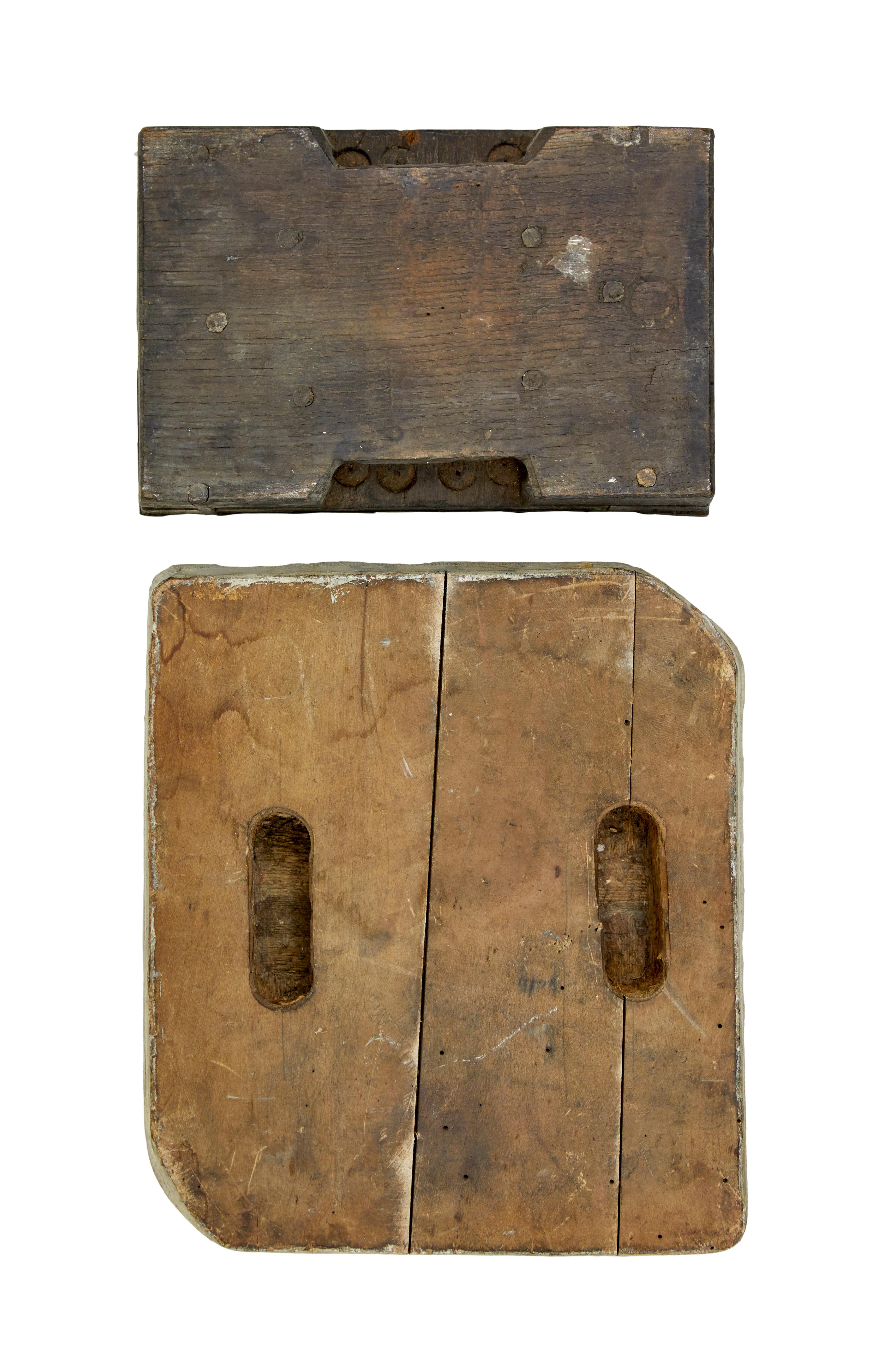 A collection of 10 fabric printing blocks Liberty of London For Sale 4