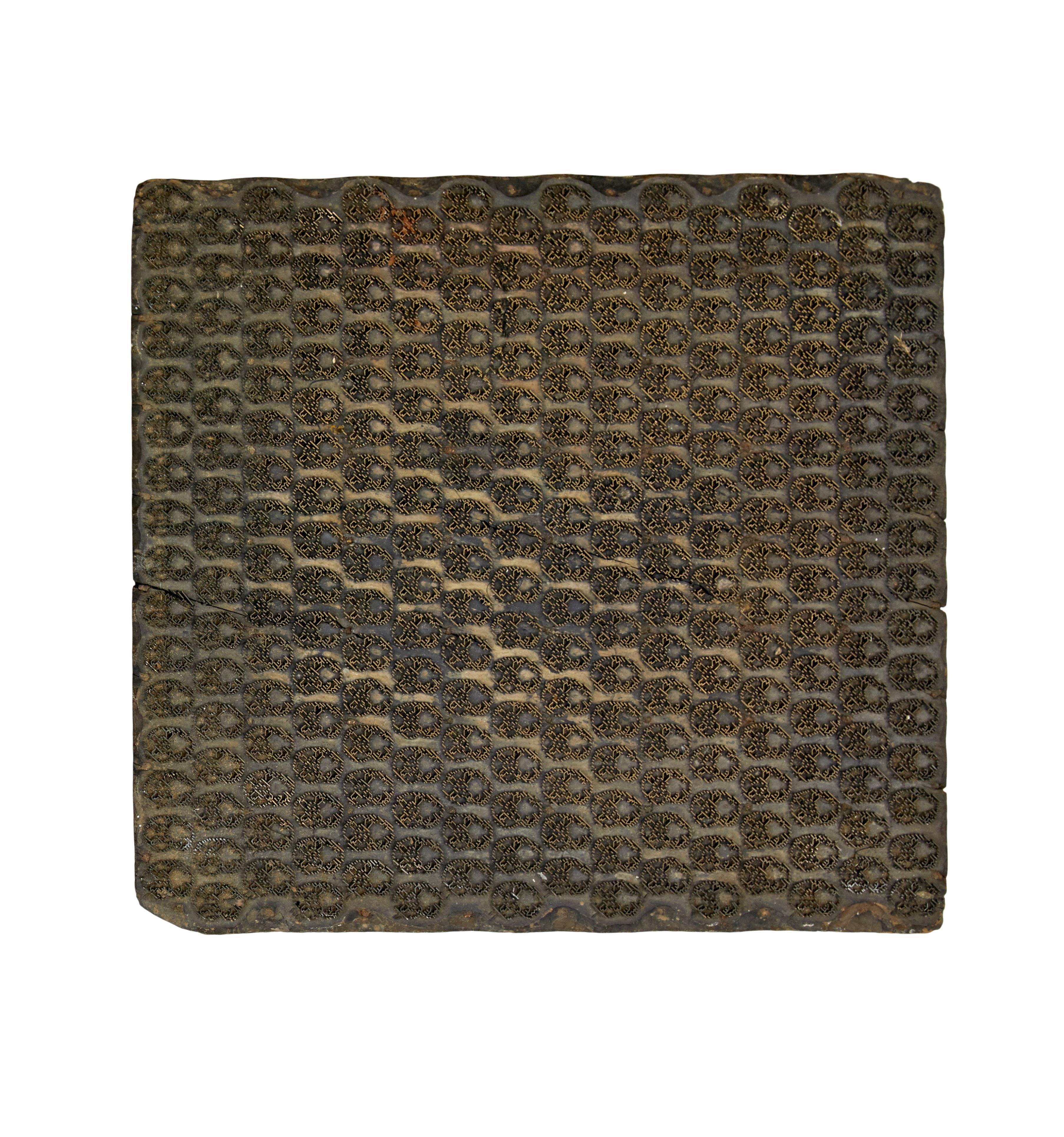 Arts and Crafts A collection of 10 fabric printing blocks Liberty of London For Sale