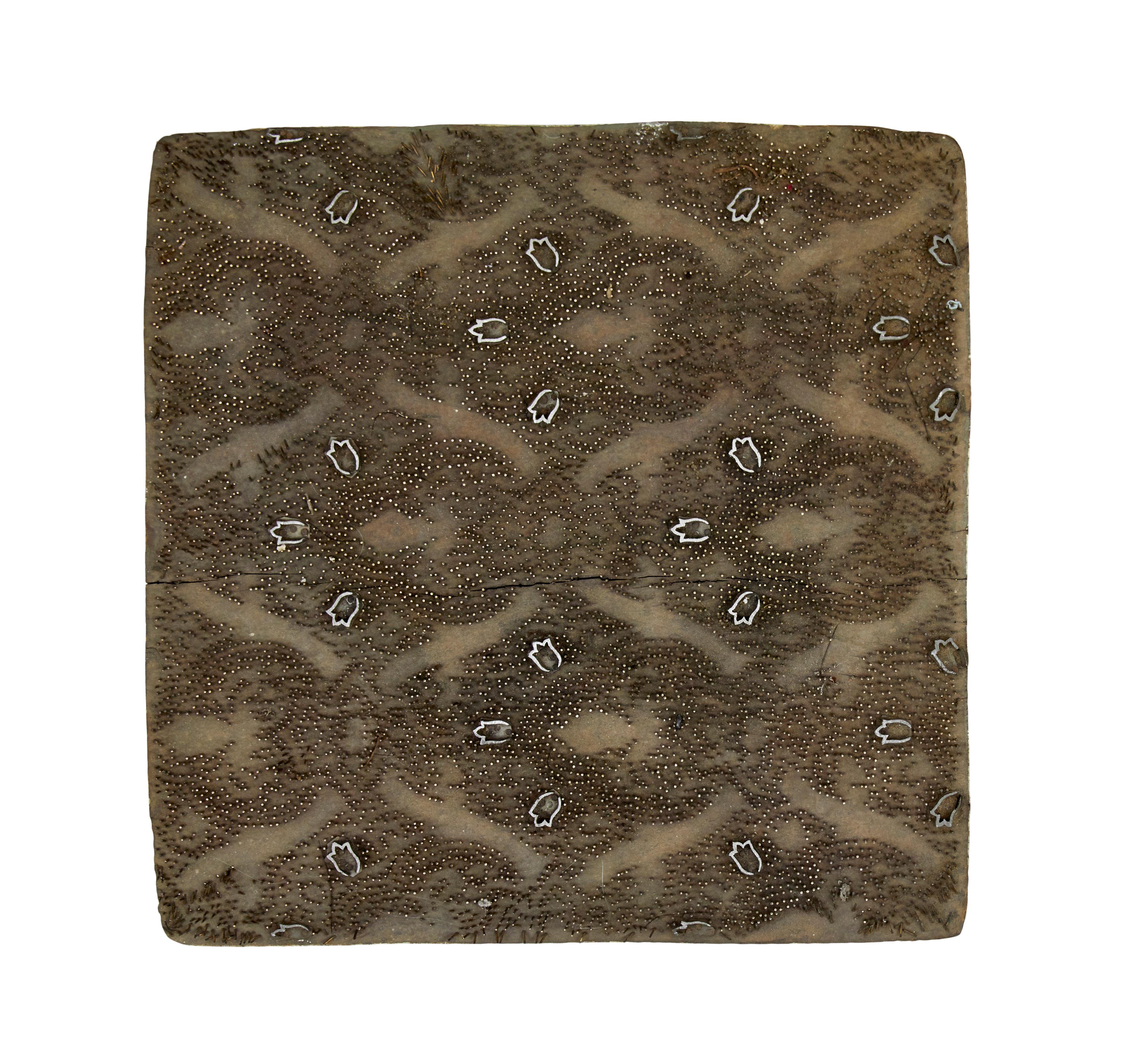 Hand-Carved A collection of 10 fabric printing blocks Liberty of London For Sale