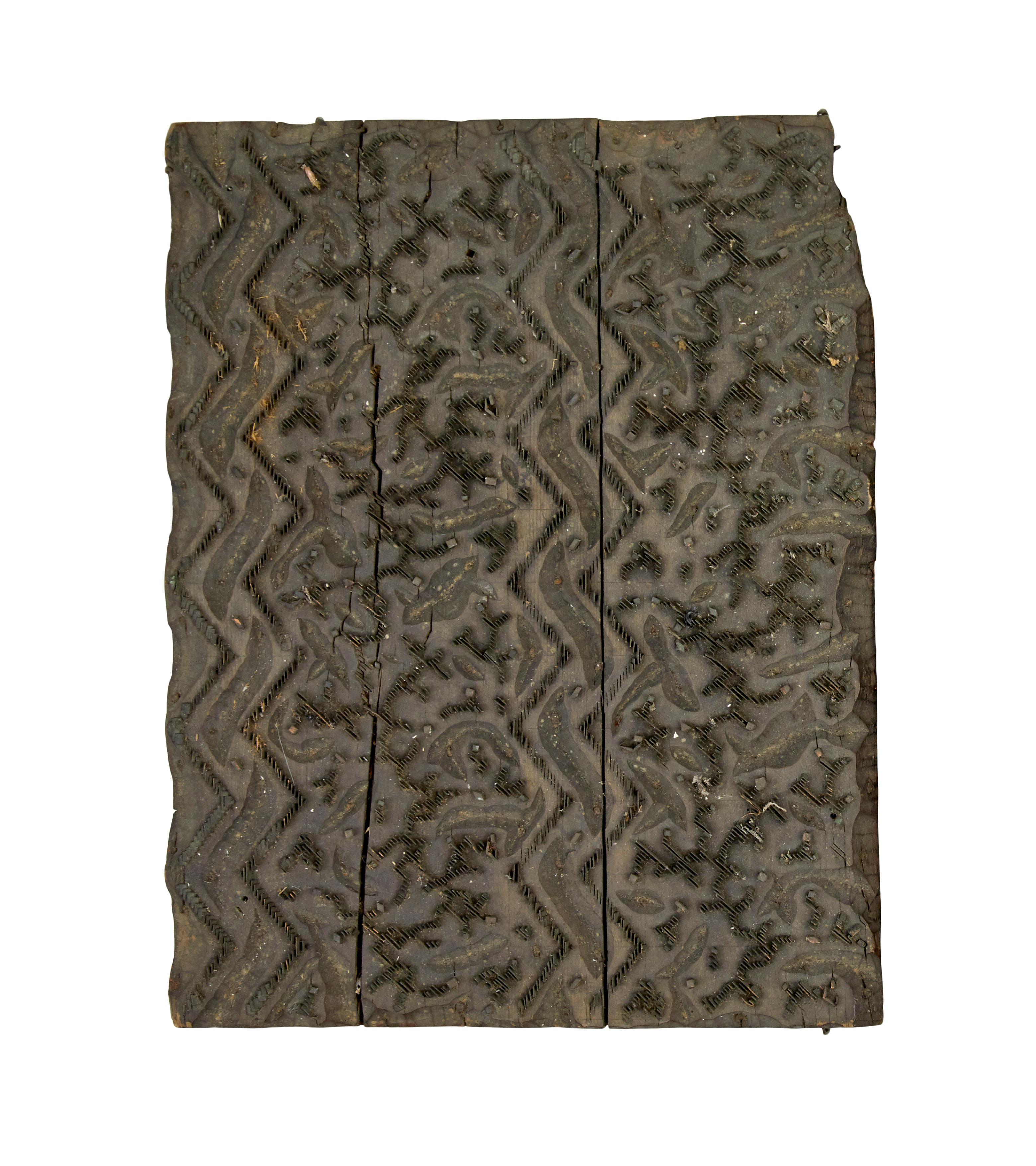 A collection of 10 fabric printing blocks Liberty of London For Sale 1