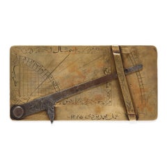 Collection of 18th and 19th Century Arabic Astrolabes and Quadrant
