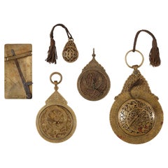 Collection of 18th and 19th Century Arabic Astrolabes and Quadrant