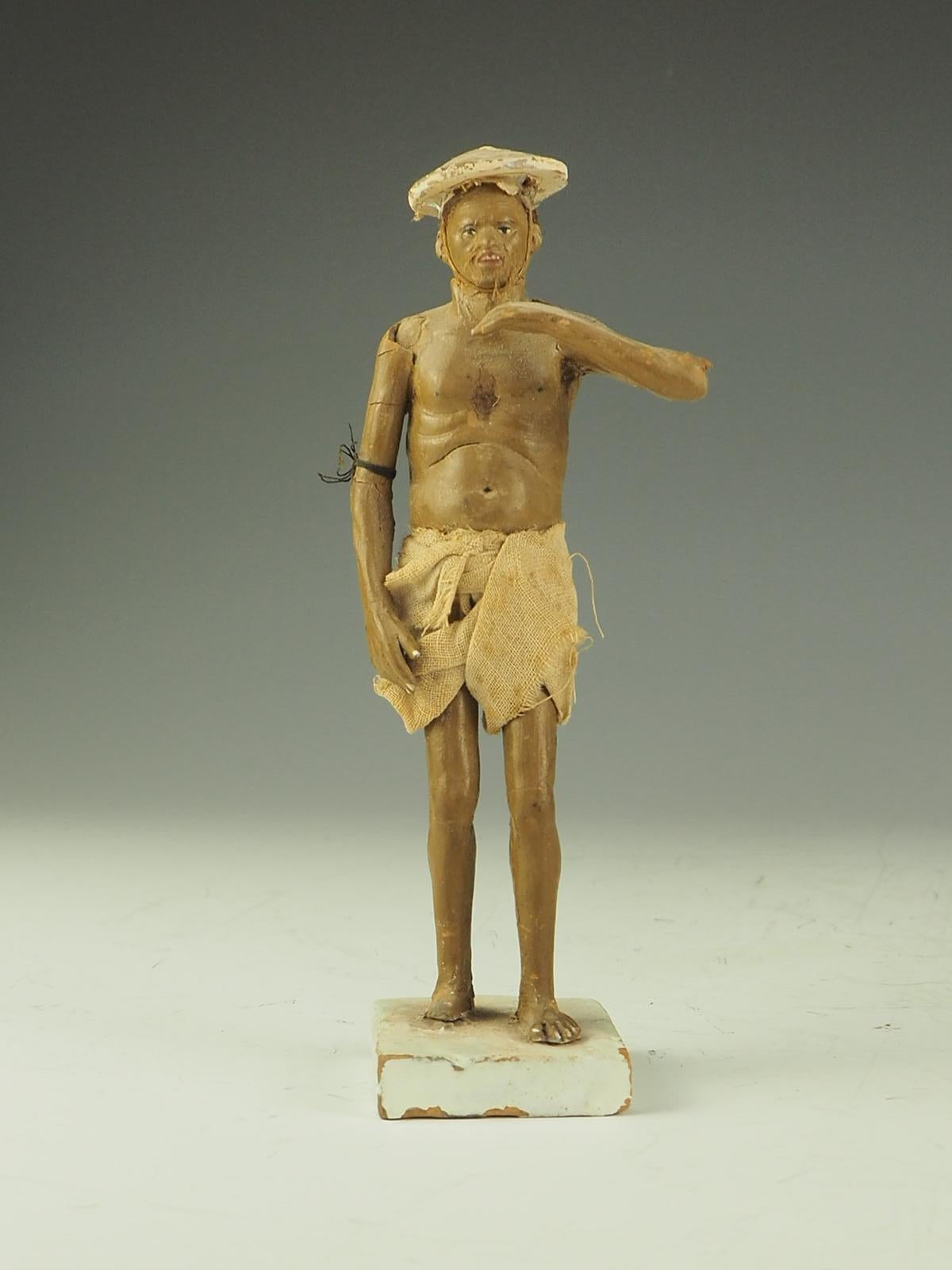 A Collection of 19th Century Clay Indian figures 7