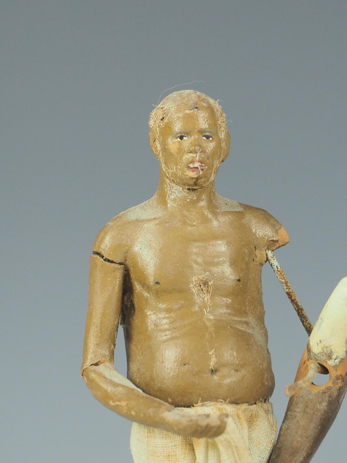 A Collection of 19th Century Clay Indian figures 12