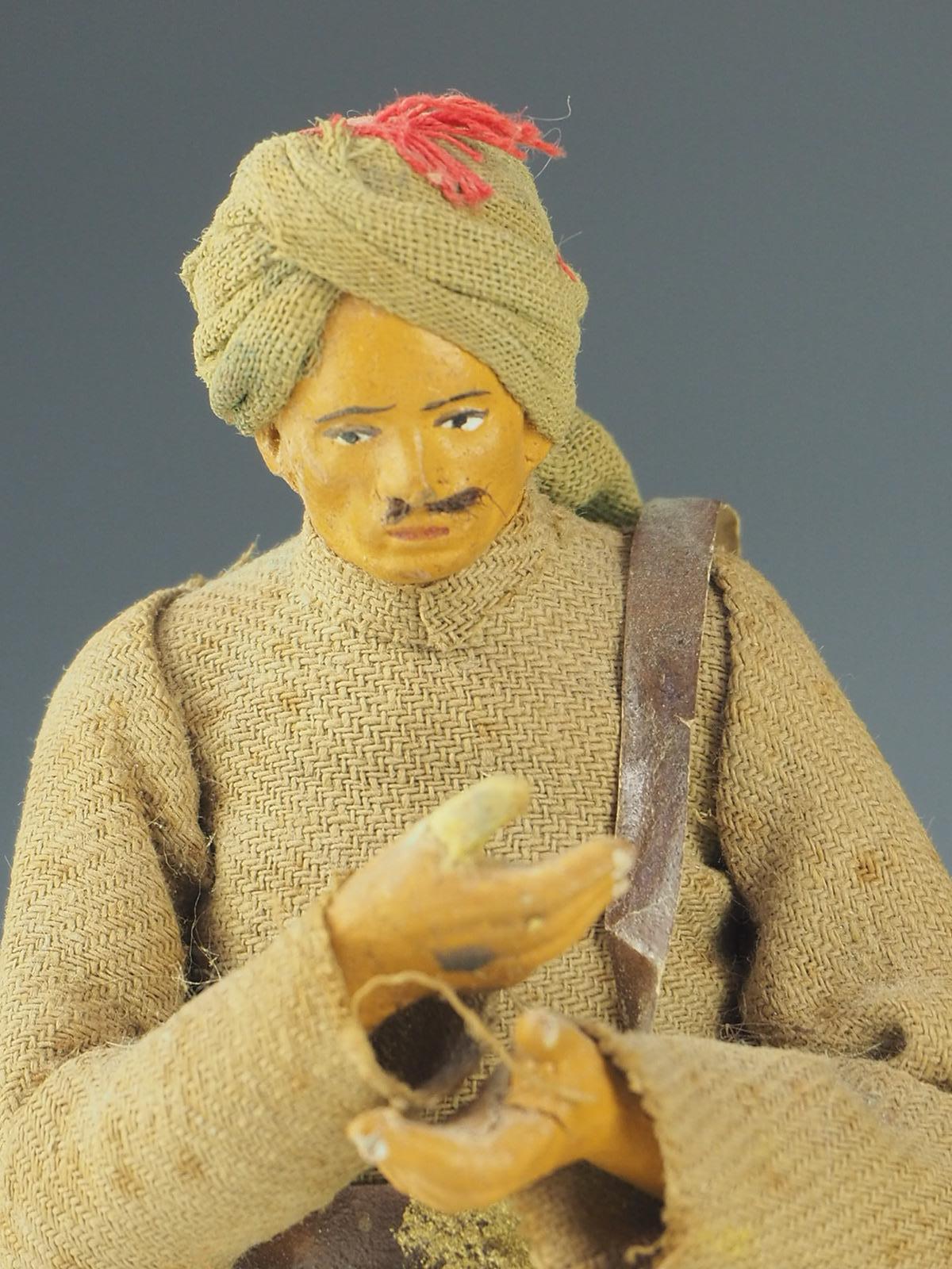 A Collection of 19th Century Clay Indian figures 13