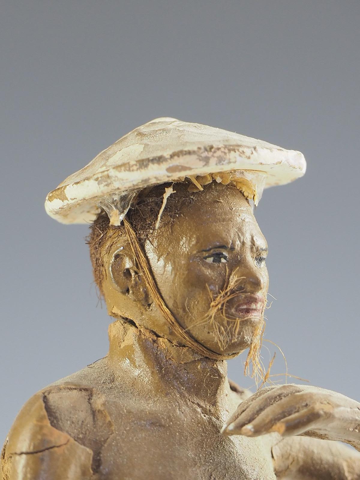 A Collection of 19th Century Clay Indian figures In Good Condition In Lincoln, GB