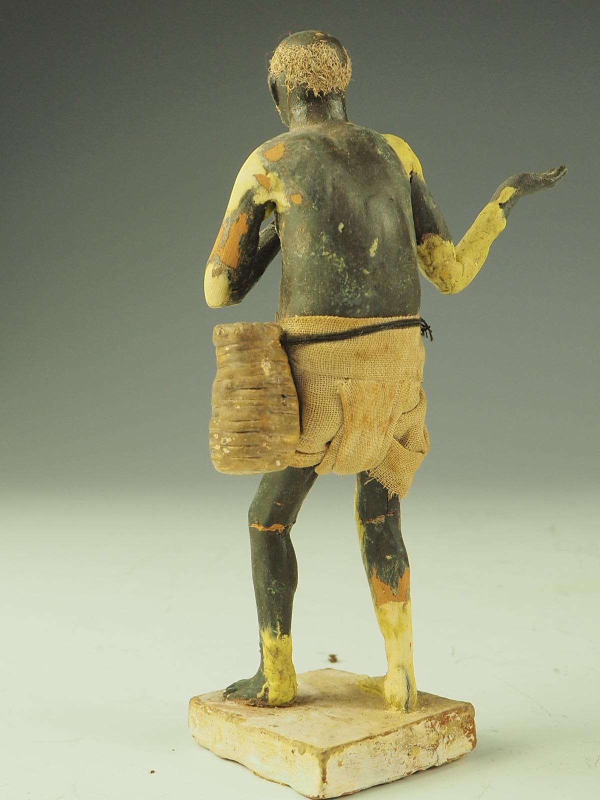 A Collection of 19th Century Clay Indian figures 1