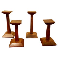 Collection of 4 Wooden Shop Window Display Stands