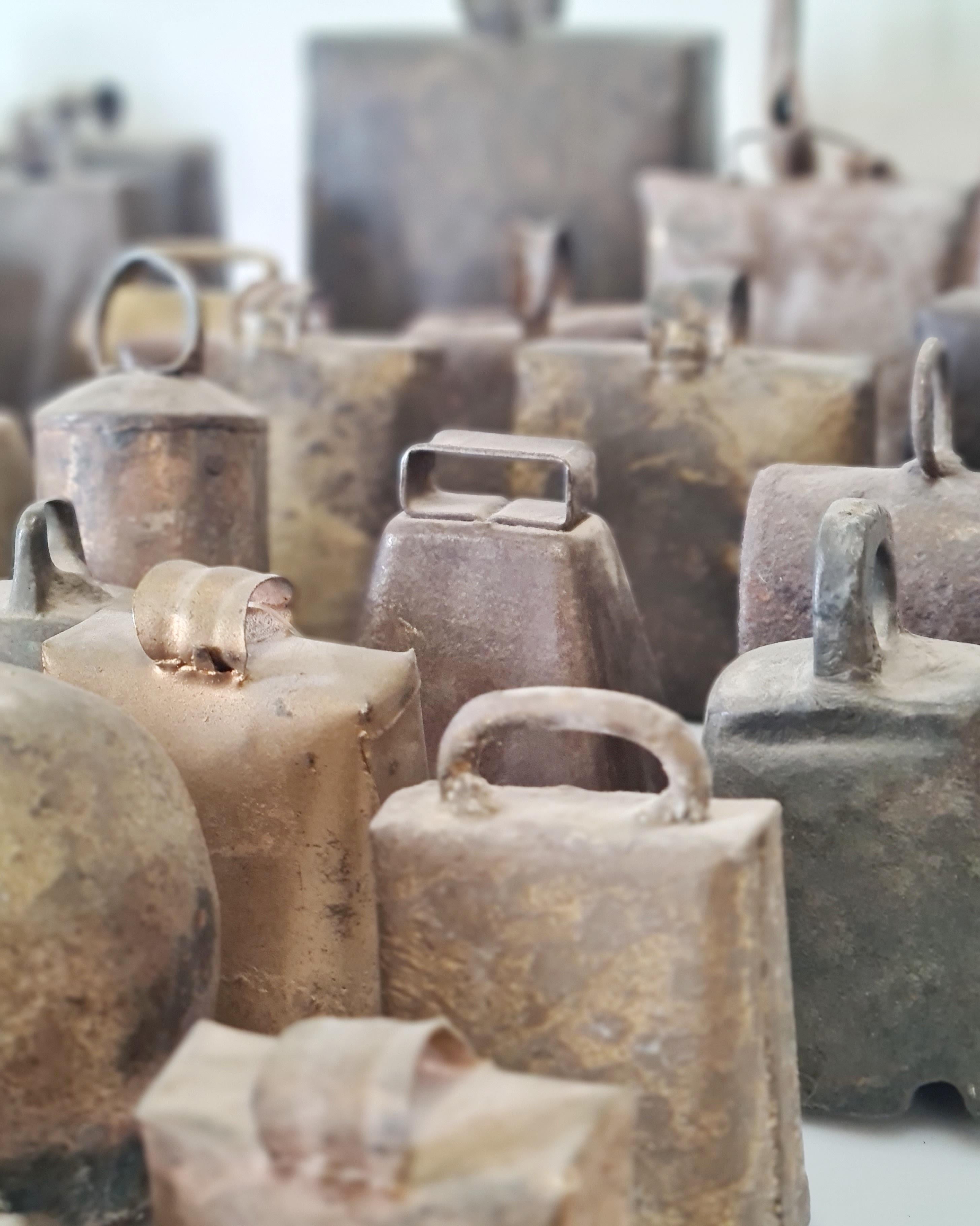 A Collection of 69 Cowbells In Good Condition In Helsinki, FI