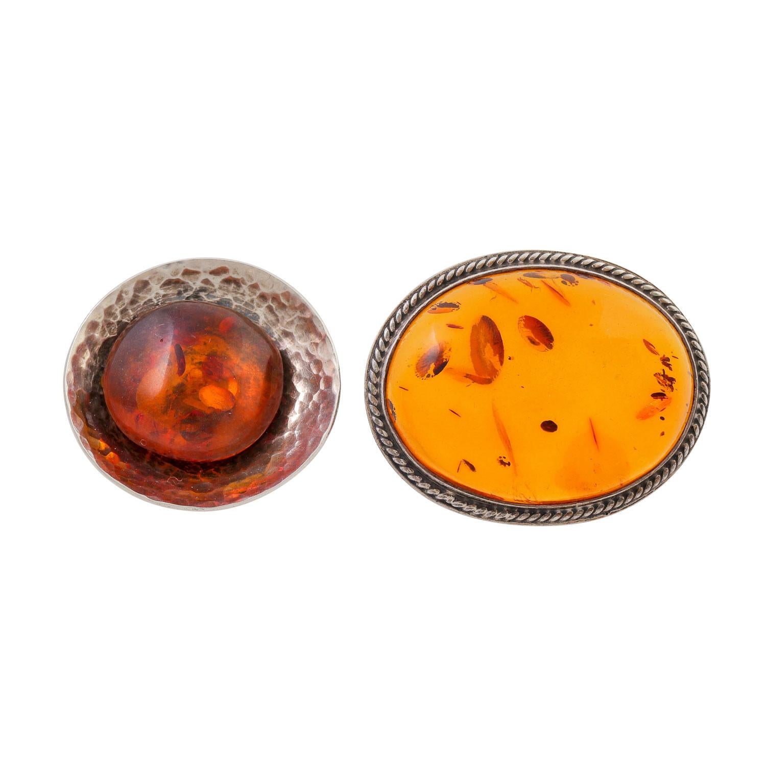 Women's Collection of 8 Parts of Amber Jewelry For Sale