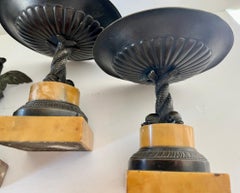 Collection de souvenirs du Grand Tour d'Italie en bronze