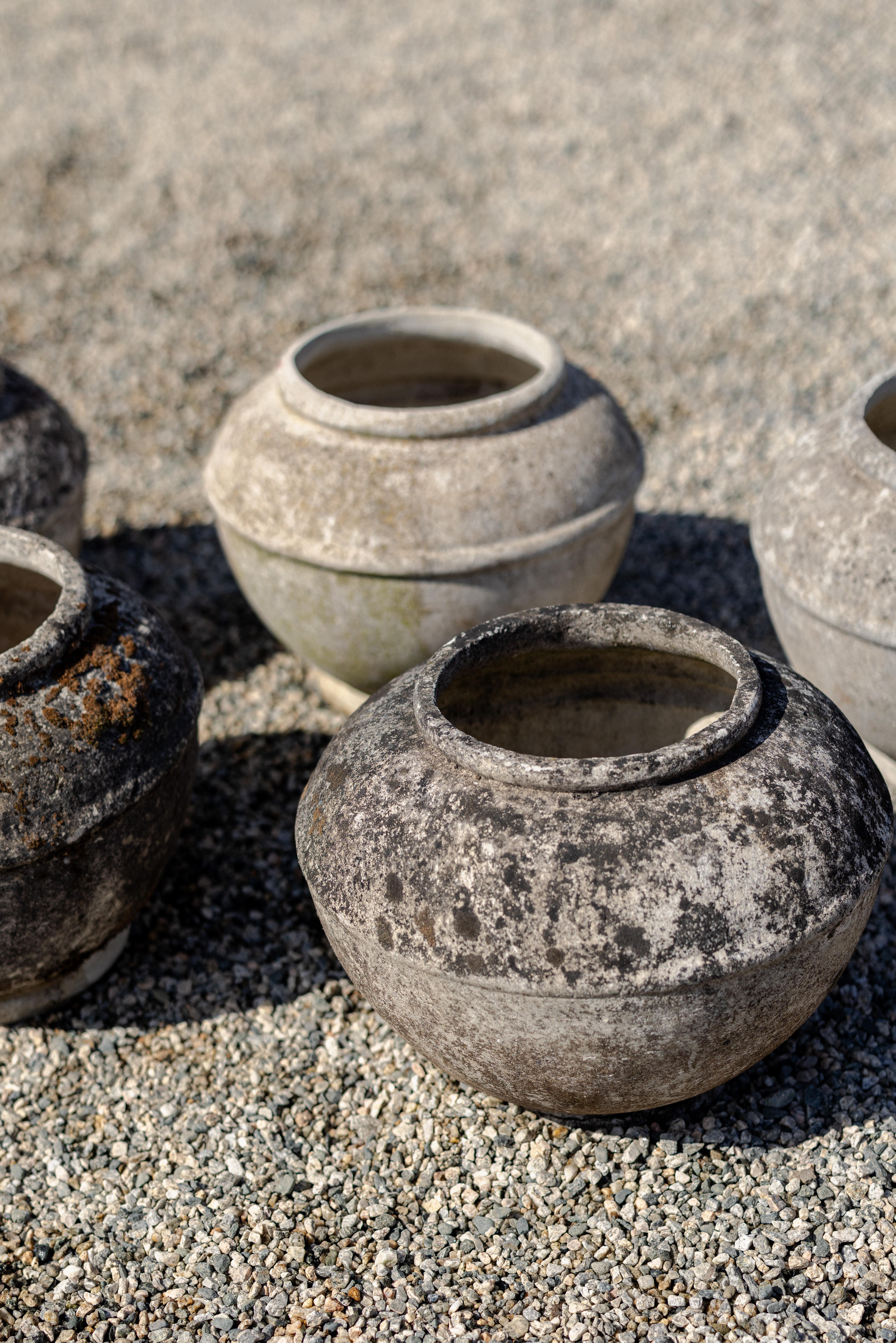 Mid-Century Modern A Collection of Concrete Vases by Willy Guhl, 1960's, Switzerland For Sale