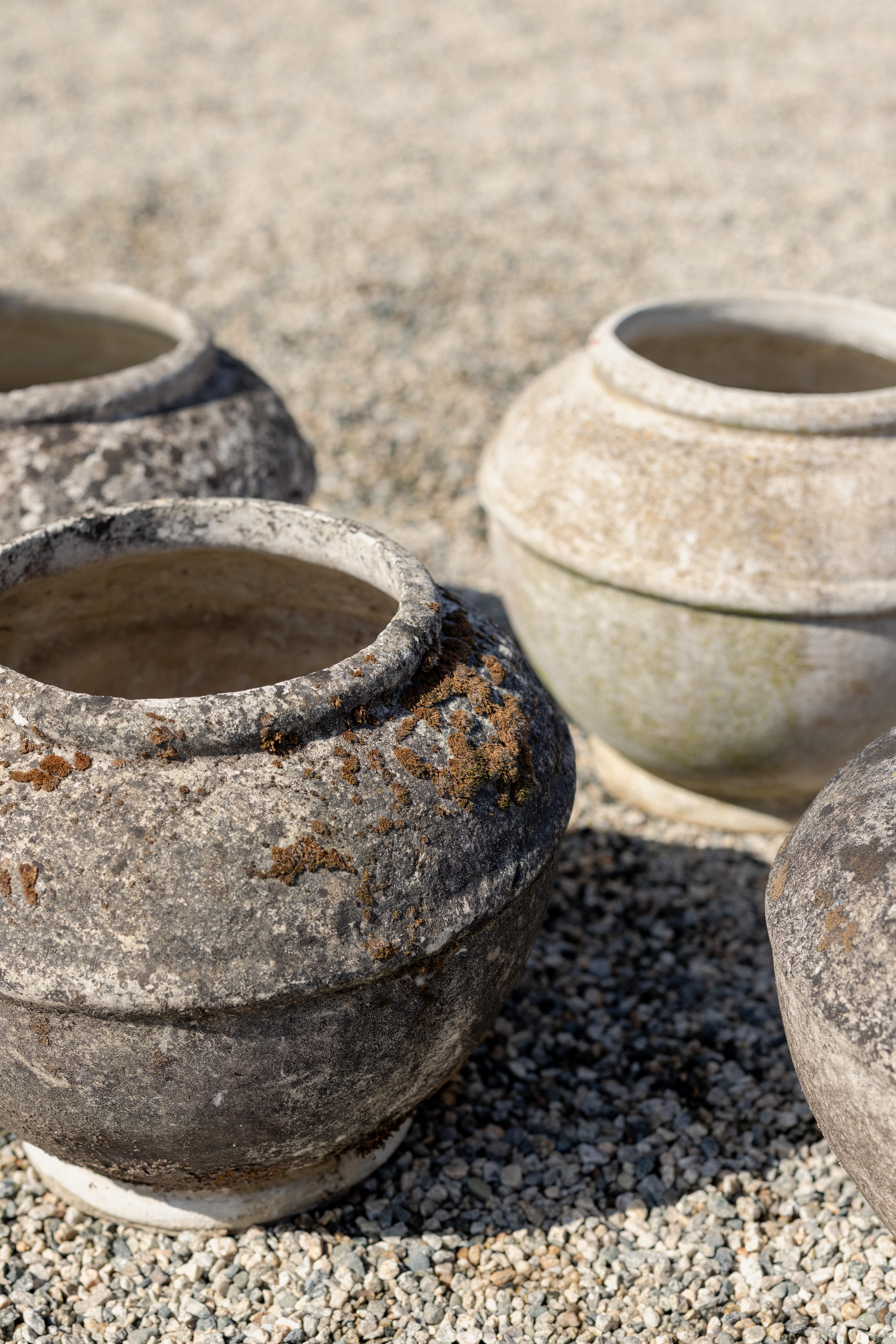 Collection de vases en béton de Willy Guhl, années 1960, Suisse État moyen à Los Angeles, CA