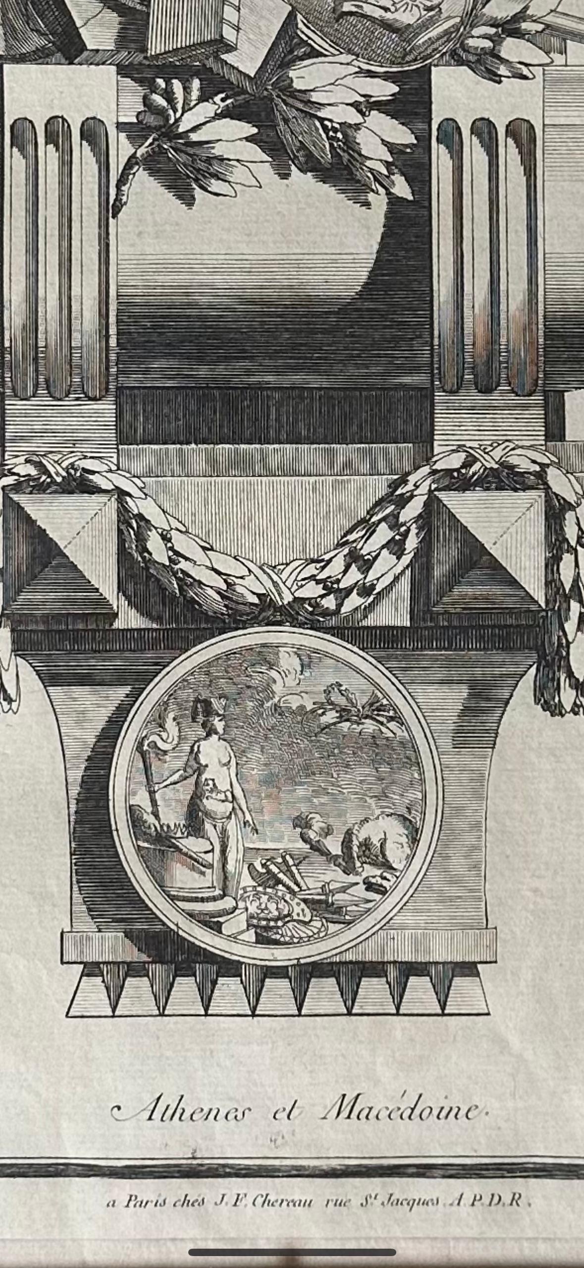 The Collective Collection de gravures illustrant des meubles et des objets for Objects datant du 18ème siècle. en vente 4