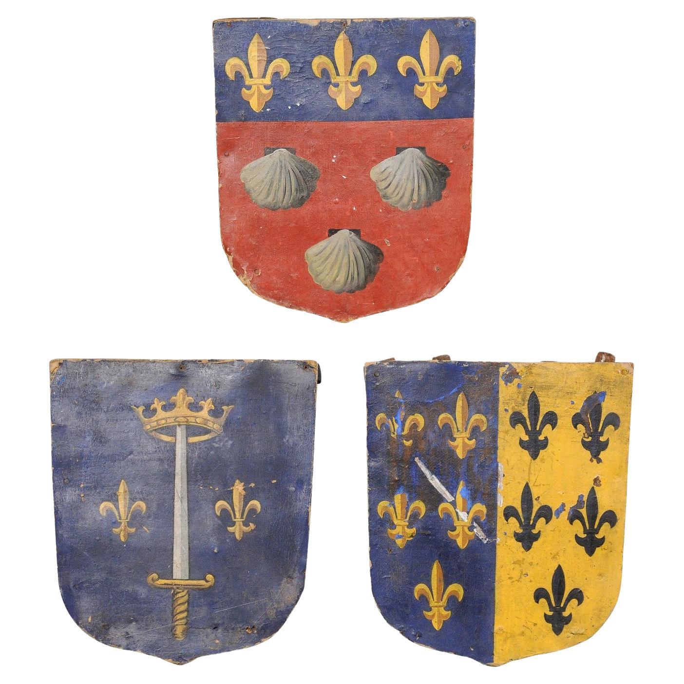 A Collection of French 19th Century Processional Plaques For Sale