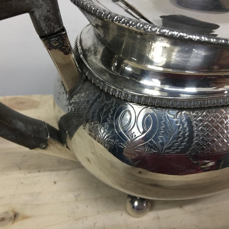 Collection of Sheffield Plate English Teapots For Sale at 1stdibs