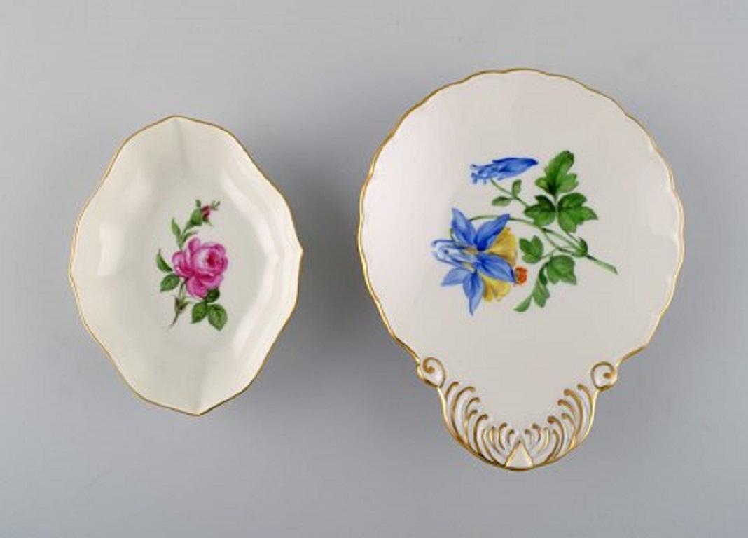 Collection of Hand Painted Meissen Porcelain, Early 20th Century In Excellent Condition In Copenhagen, DK