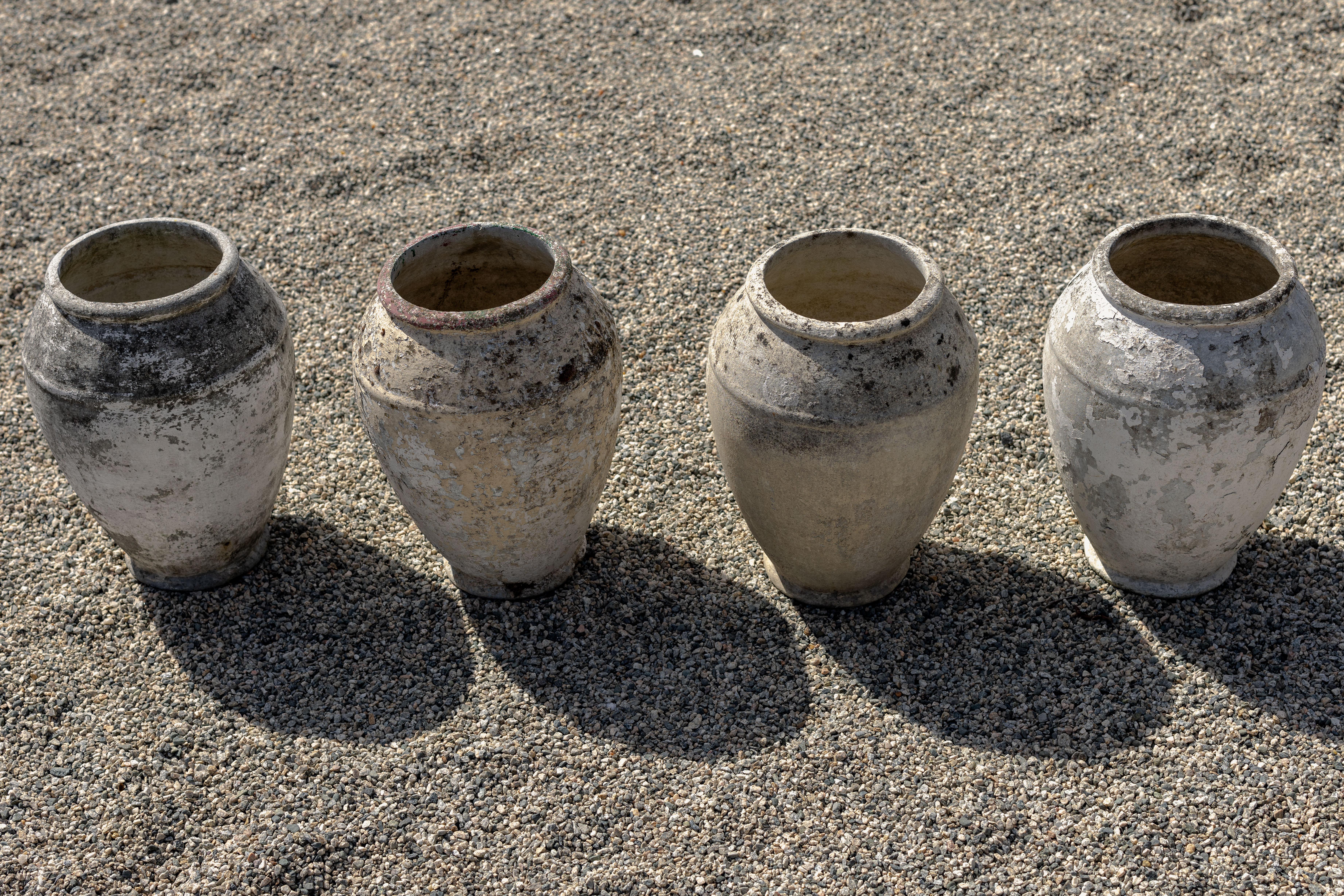 Mid-Century Modern A Collection of Large Concrete Vases by Willy Guhl, 1960's, Switzerland For Sale
