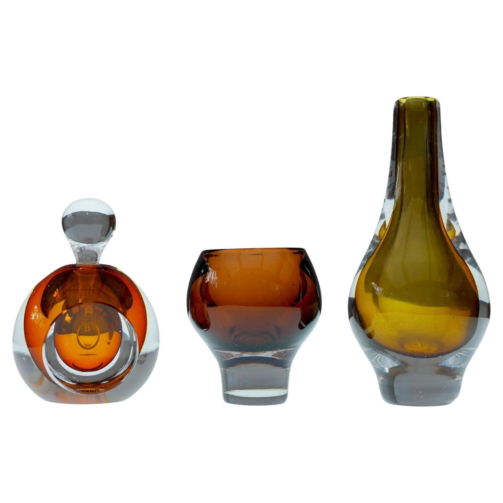 The Modern Scandinavian sommerso glass von Mona Morales Kosta Schweden - eine Sammlung im Angebot