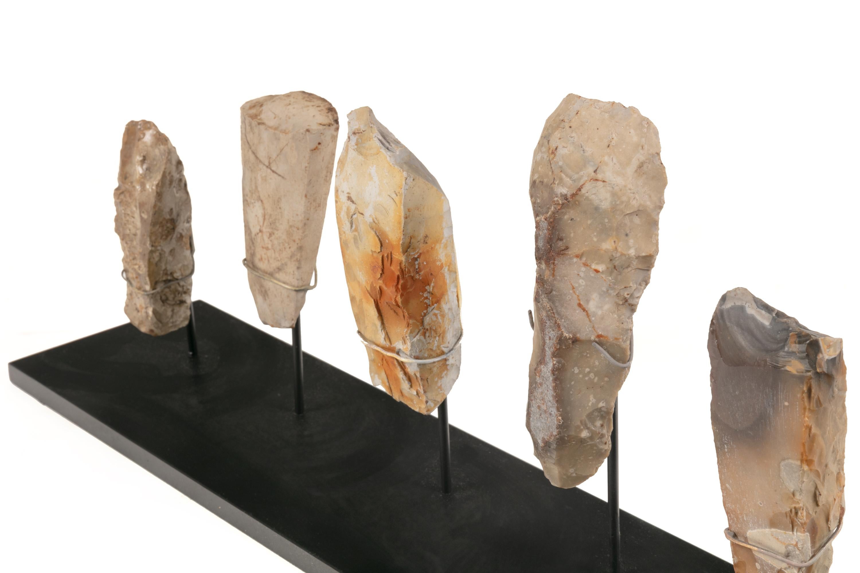 Danish Collection of Neolithic Flint Stone Tools, Scandinavia 1900 BC