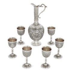 Collezione di argenteria e stoviglie persiane