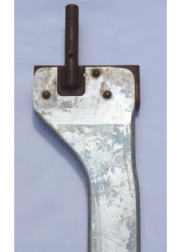 A collection of three different sized metal industrial sock or stocking