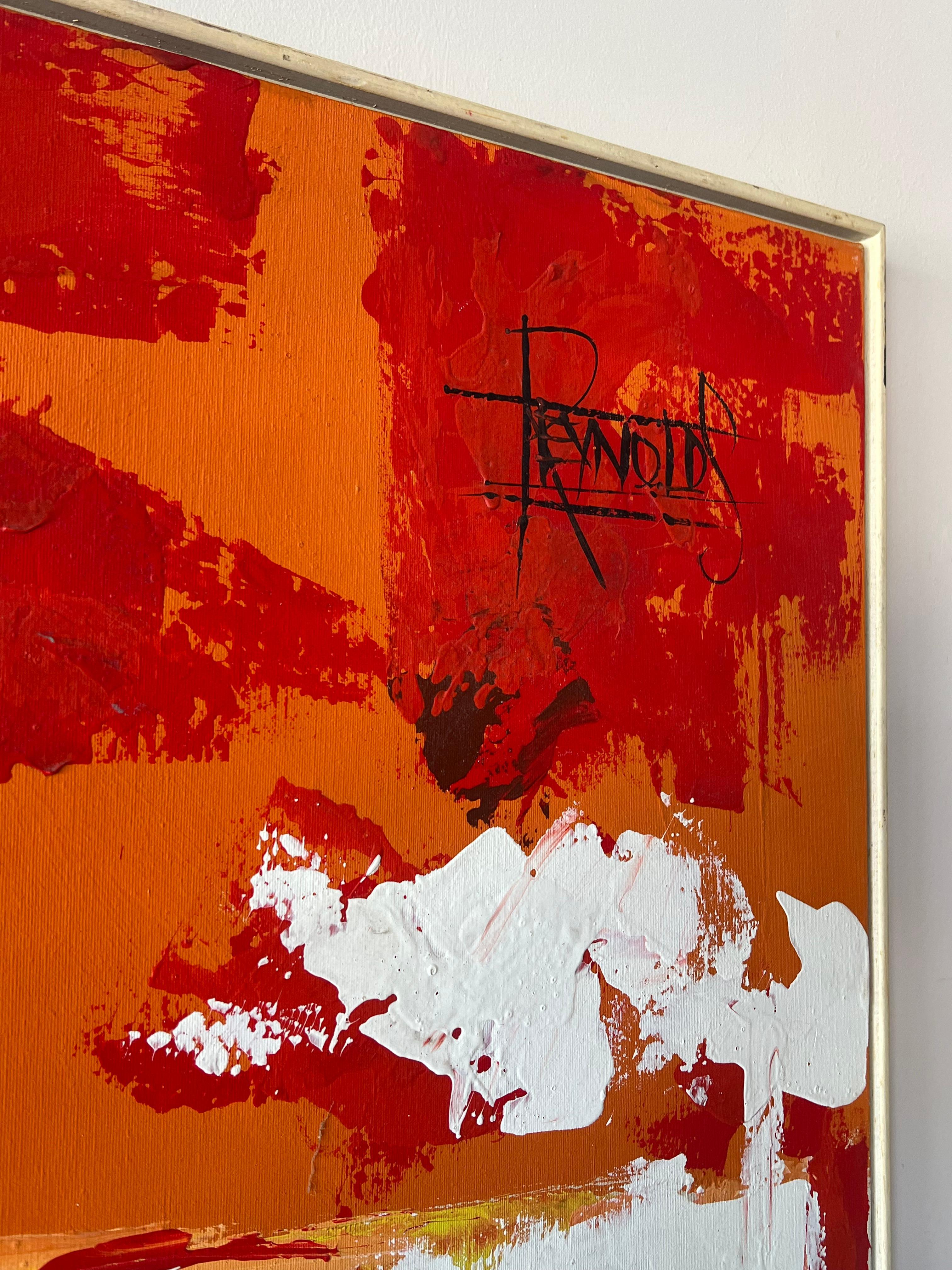 Une histoire haute en couleur  Huile sur toile de Lee Reynolds  Pour Vanguard Studios en vente 4