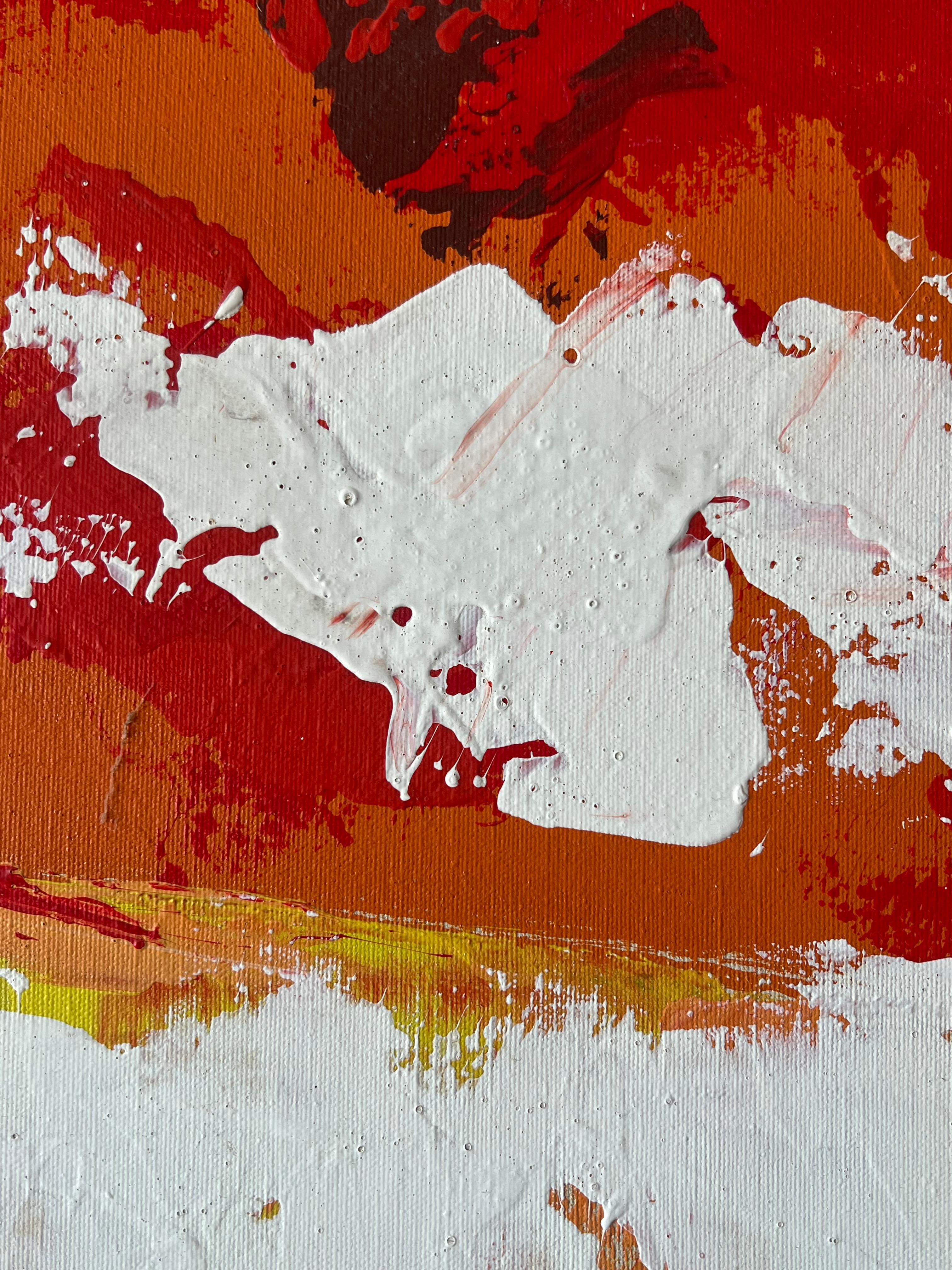 Une histoire haute en couleur  Huile sur toile de Lee Reynolds  Pour Vanguard Studios en vente 10