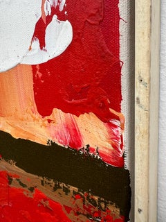 A Colorful  Abstract Oil on Canvas by Lee Reynolds  For Vanguard Studios