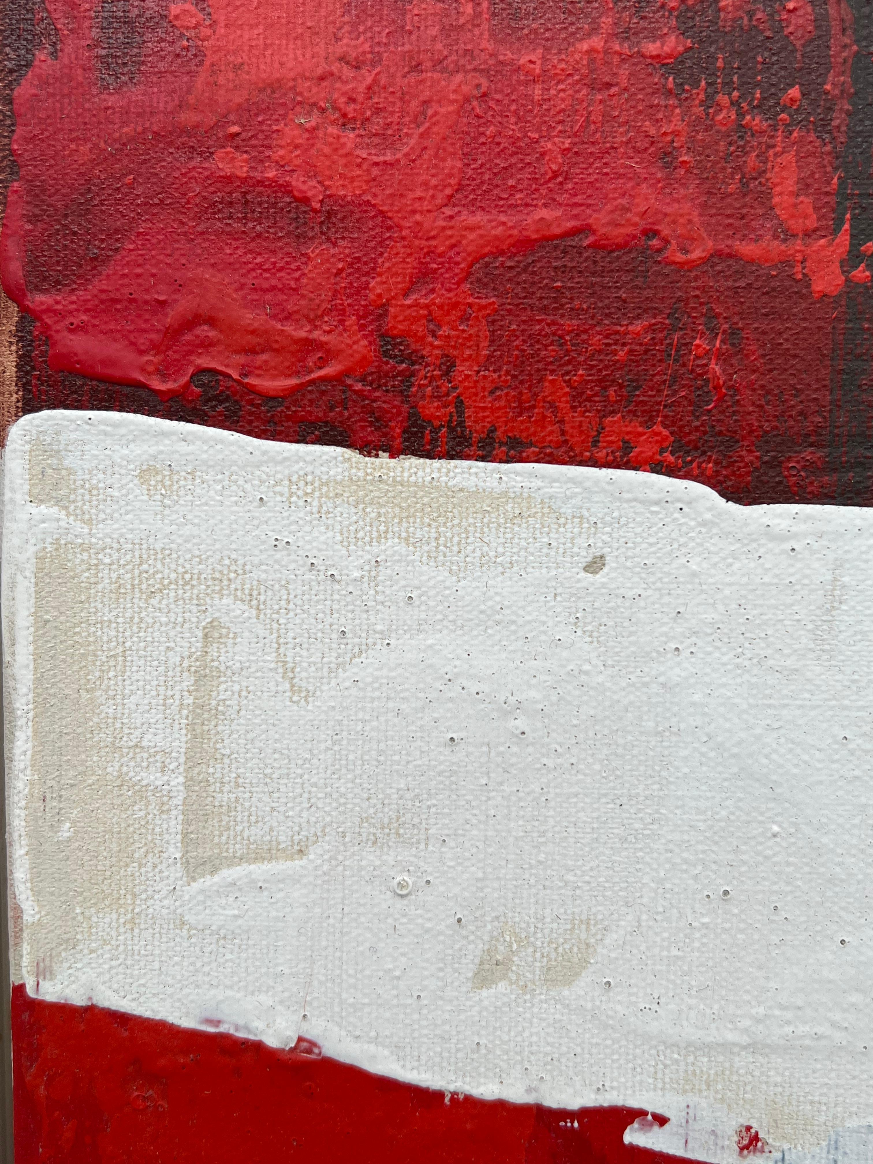 Américain Une histoire haute en couleur  Huile sur toile de Lee Reynolds  Pour Vanguard Studios en vente
