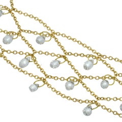 A colourless topaz necklace by Lucie Heskett-Brem