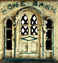A Compact Victorian Desk Bank by J. & E. Stevens