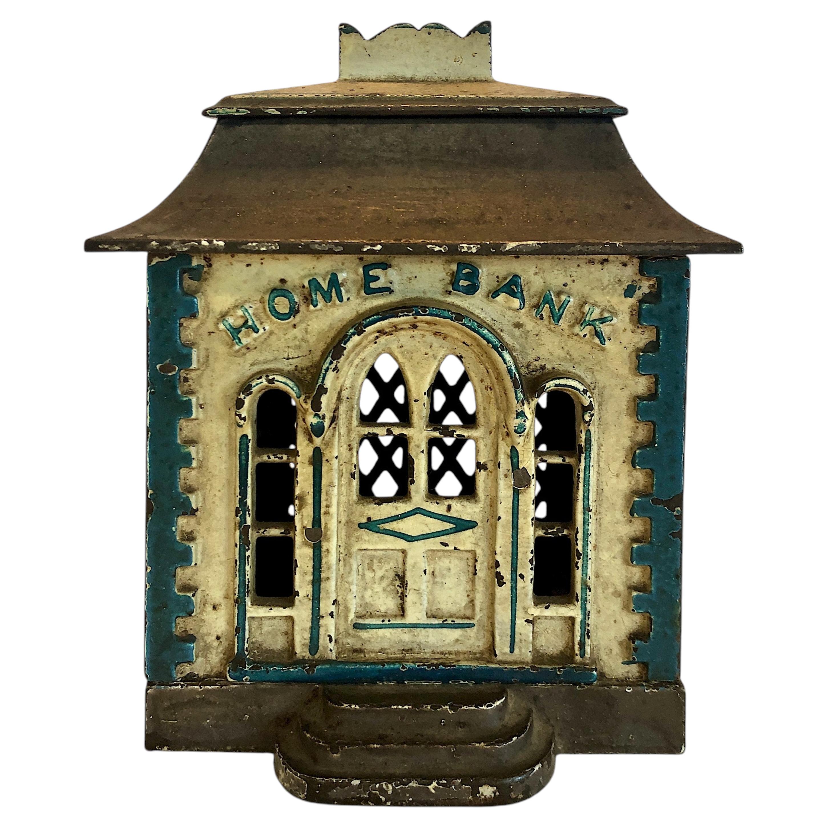 Banque de bureau victorienne compacte de J. & E. Stevens en vente