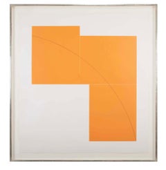 Conjunto completo de "Tres aguatintas", grabados de Robert Mangold