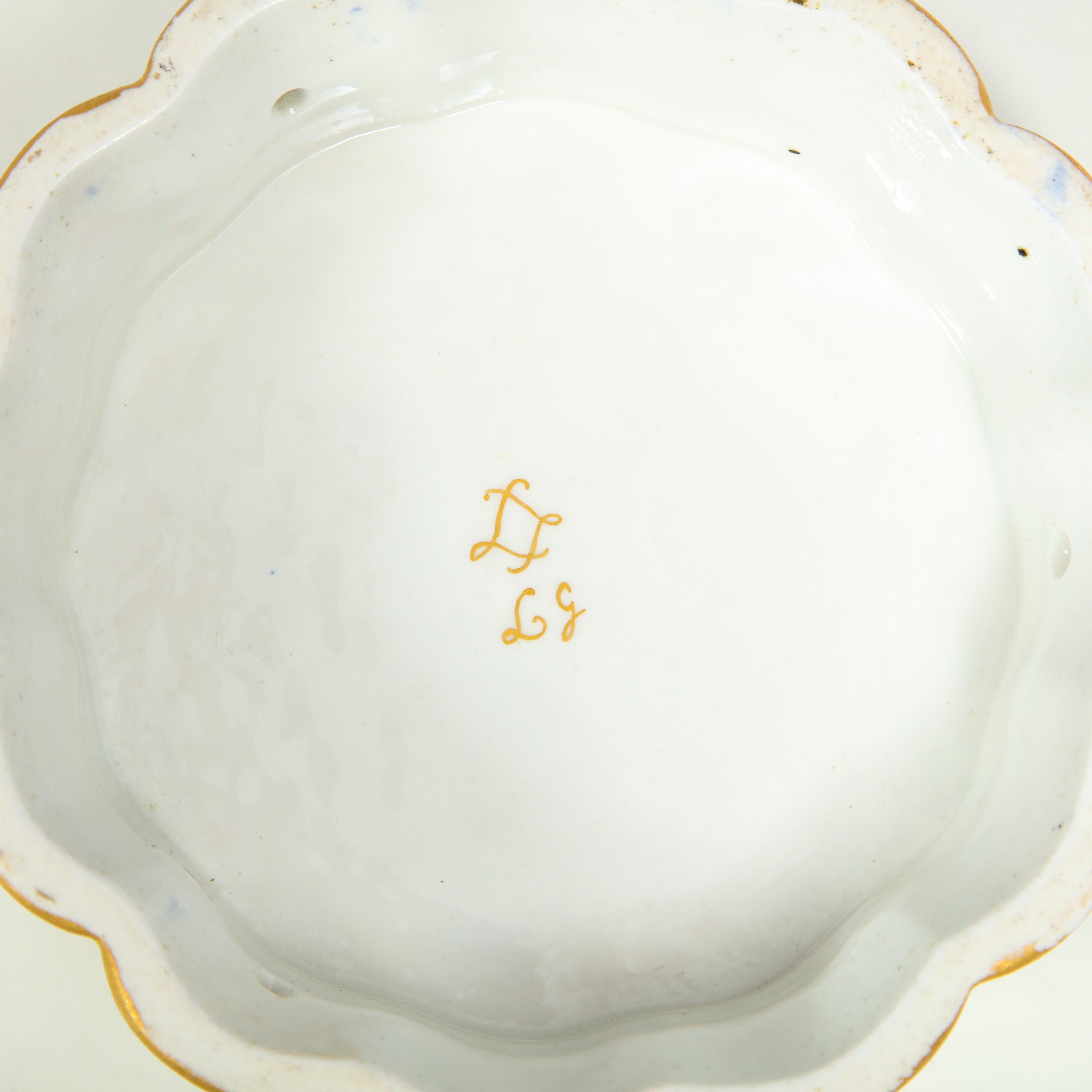 Complete Sevres Porcelain Cobalt Blue, Jeweled, Enameled, and Gilt Tea Service 6