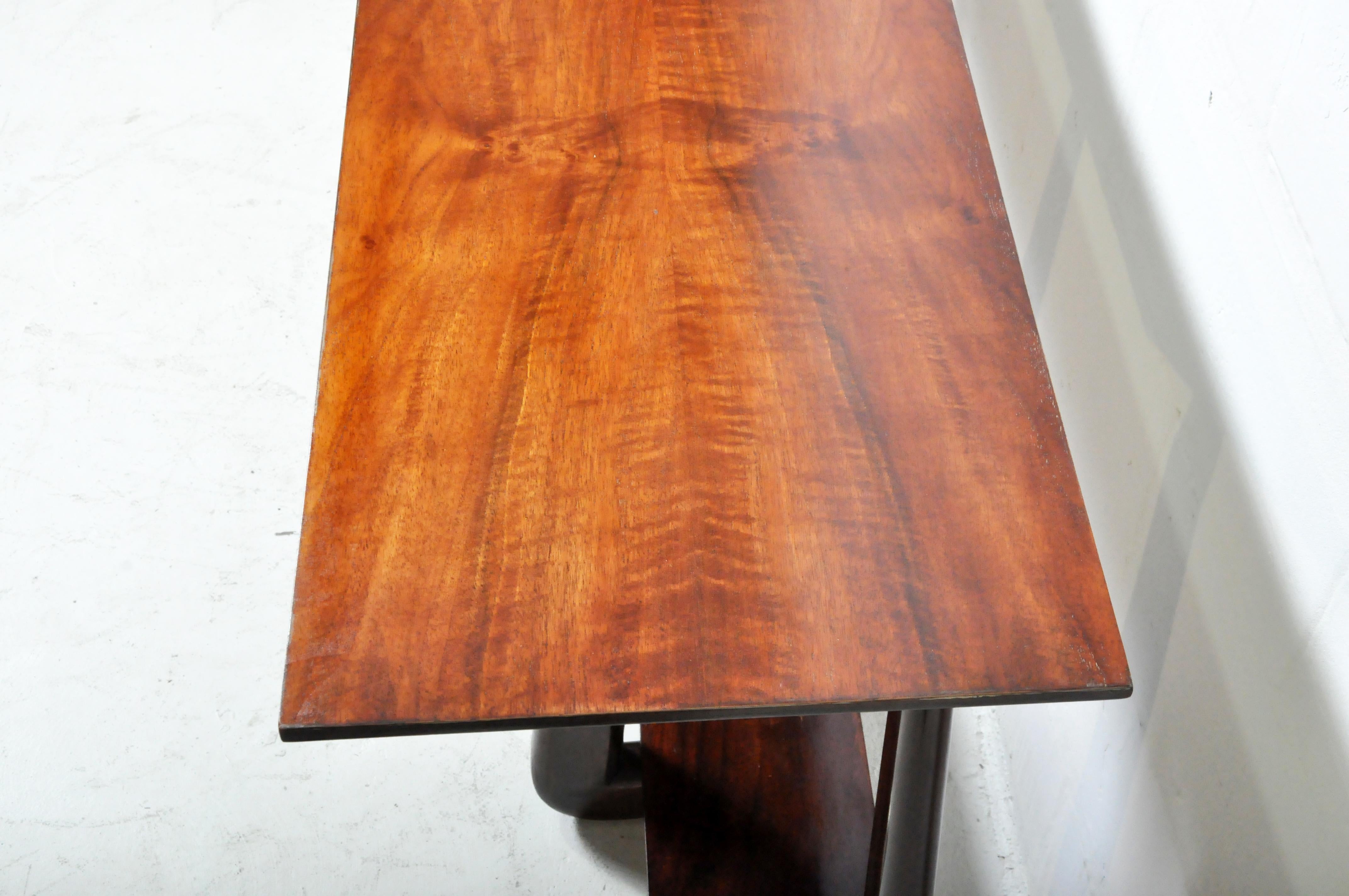 Console Table with Walnut Veneer 2