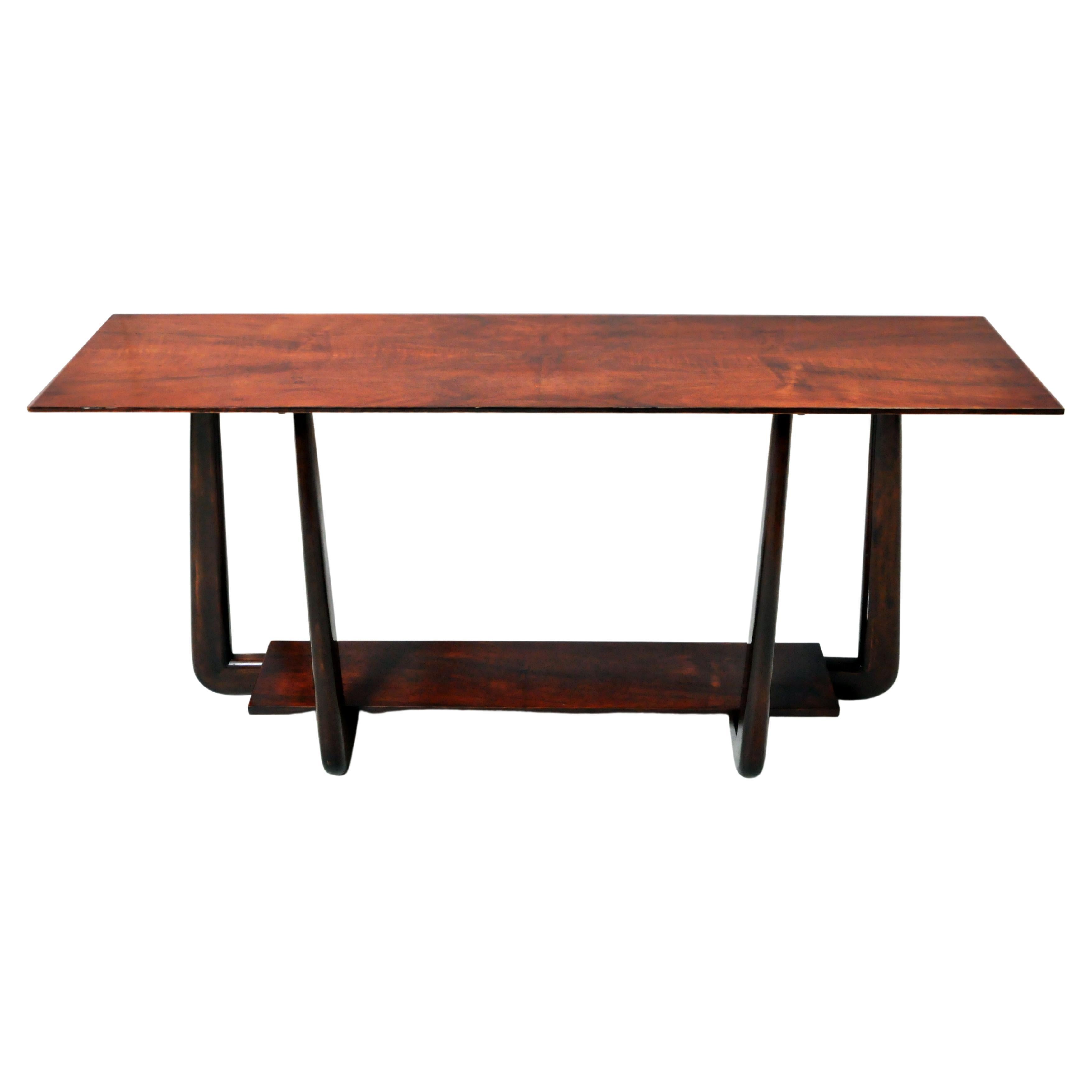 Console Table with Walnut Veneer