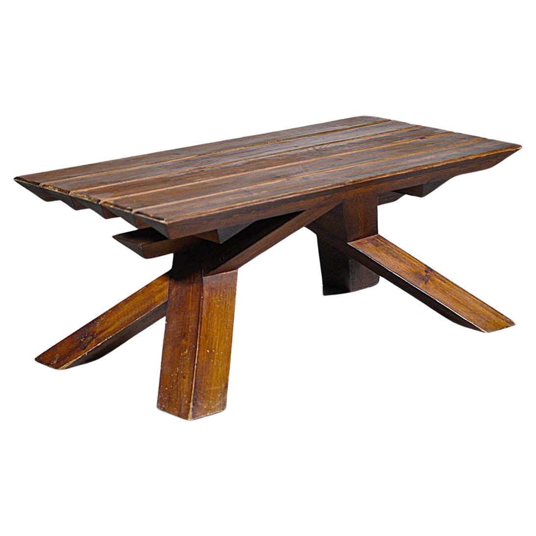 Mesa de centro constructivista de Dominique Zimbacca Francia Años 60 en venta