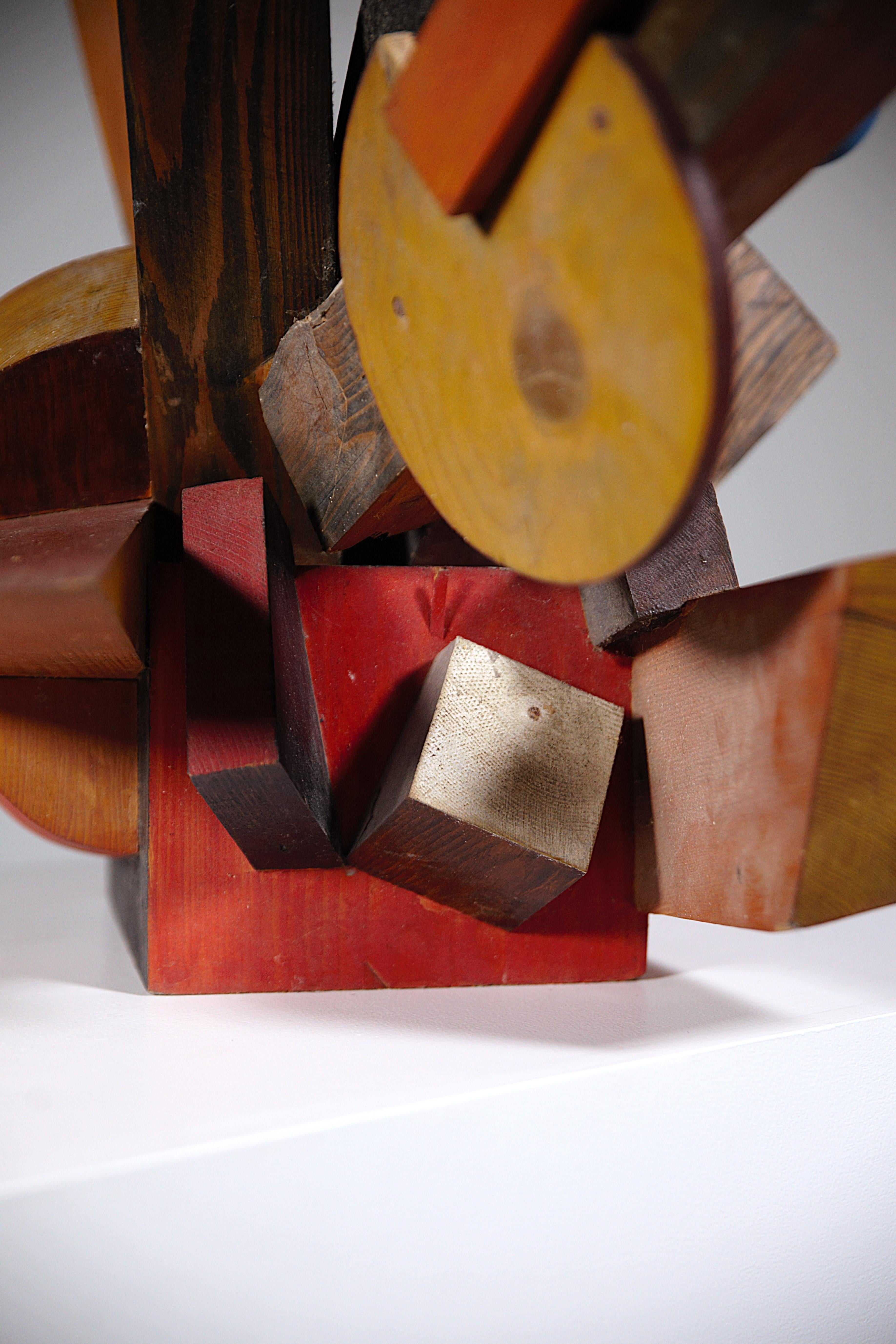 A Constructivist Sculpture by Louis Sala France 1970 For Sale 4