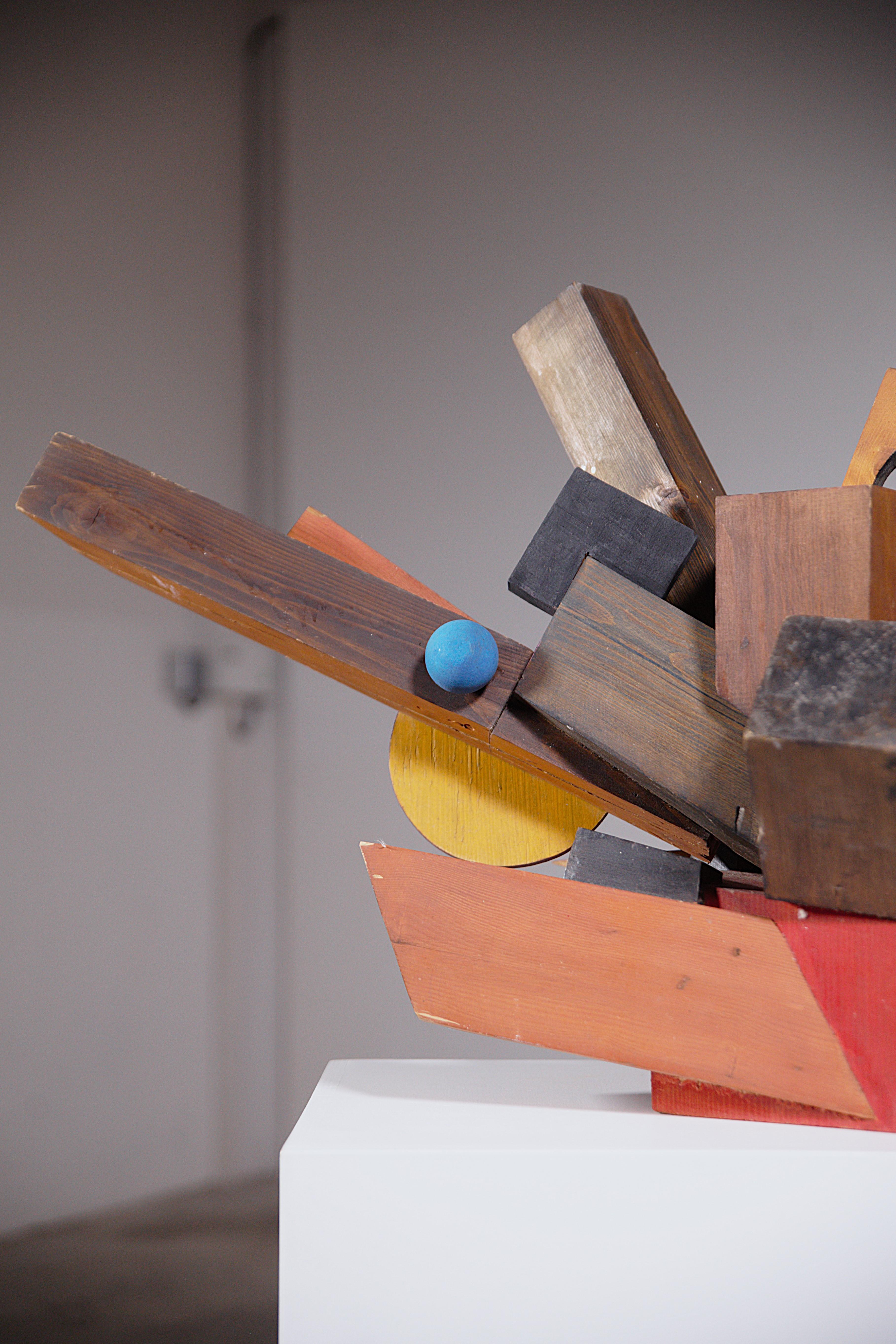 A Constructivist Sculpture by Louis Sala France 1970 In Good Condition For Sale In HYÈRES, FR