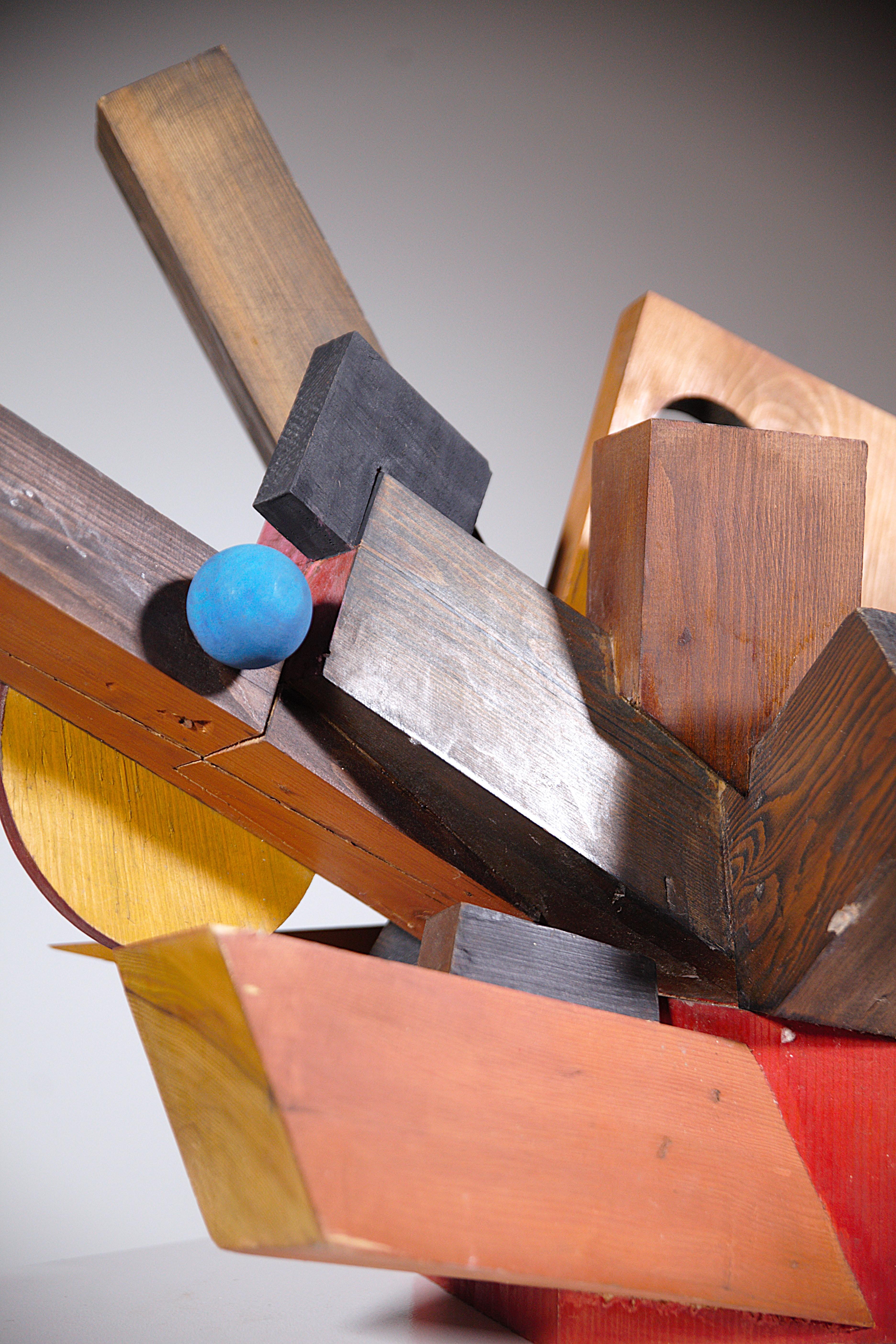 Late 20th Century A Constructivist Sculpture by Louis Sala France 1970 For Sale